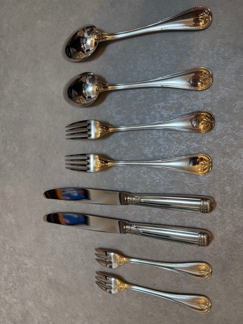 Christofle Malmaisonカトラリーセット 8点①