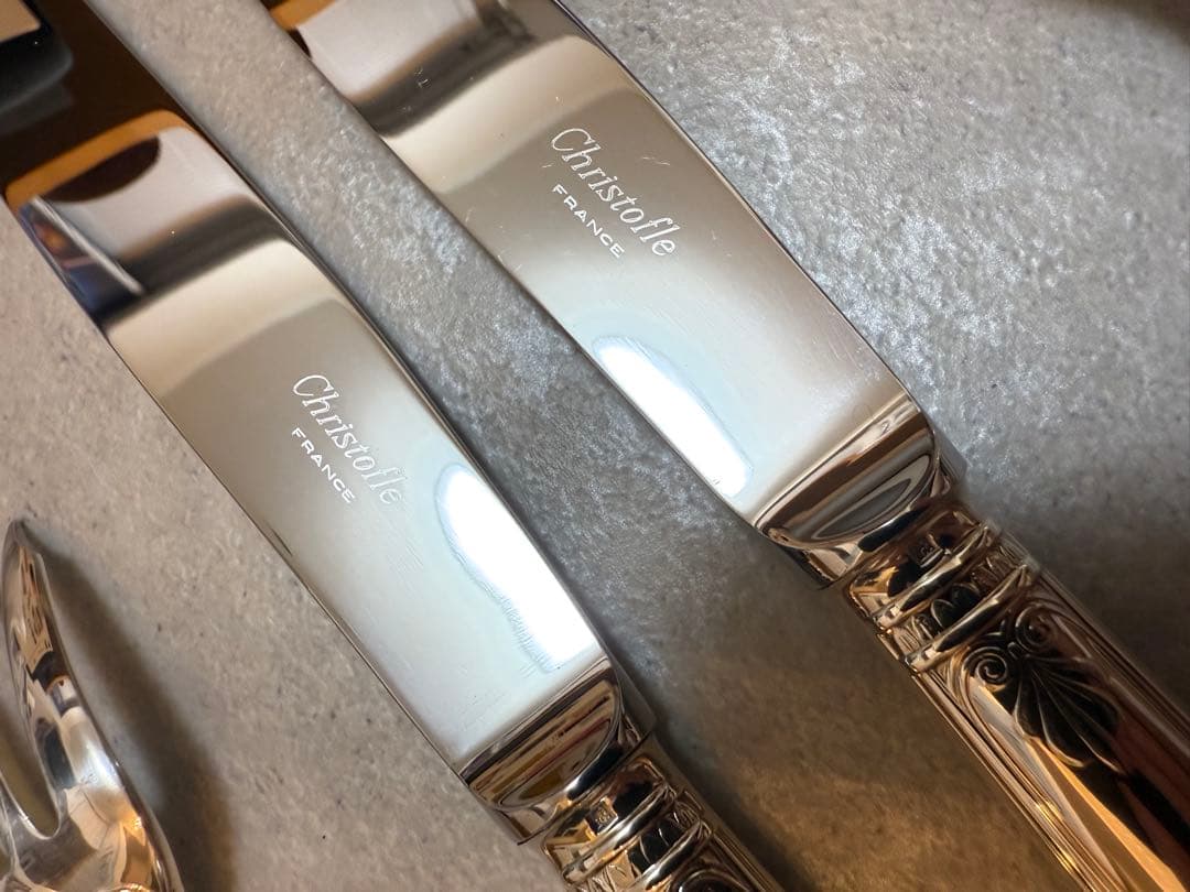 Christofle Malmaisonカトラリーセット 8点①