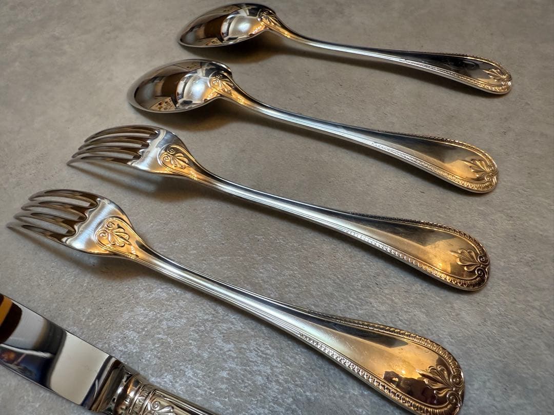 Christofle Malmaisonカトラリーセット 8点①