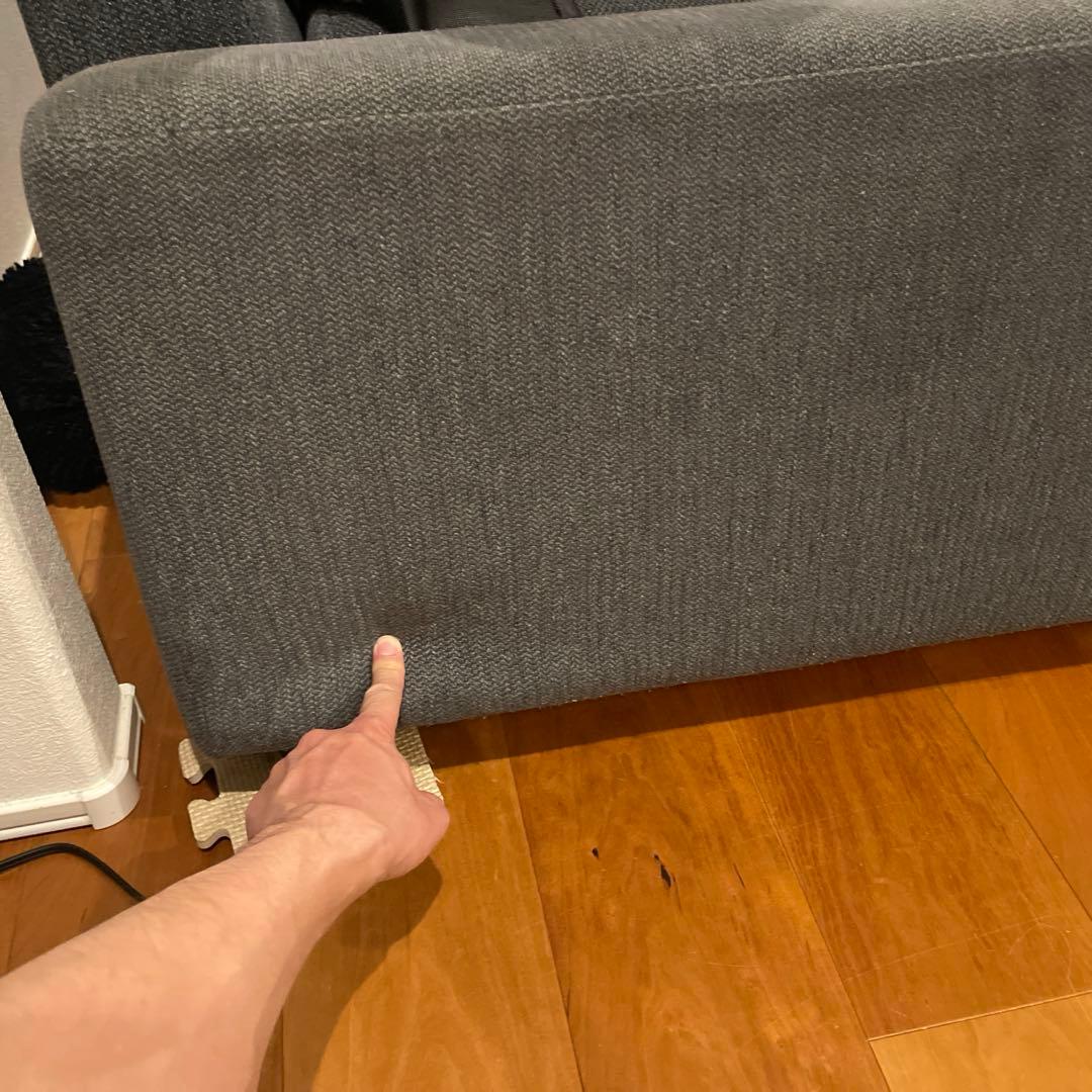 ダークグレー コーナーソファ　イケヤ
