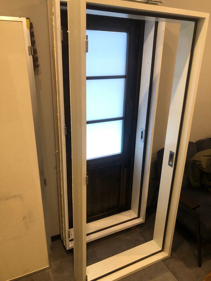 防音ドア&ドア枠&グレモルハンドル 防音室DIY【大阪市手渡し限定】DTM