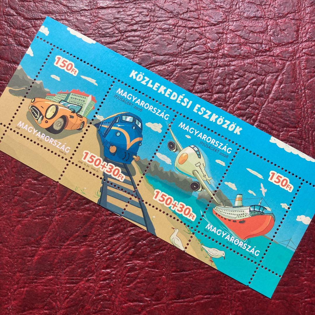 10051 外国切手　ハンガリー発行未使用小型シート