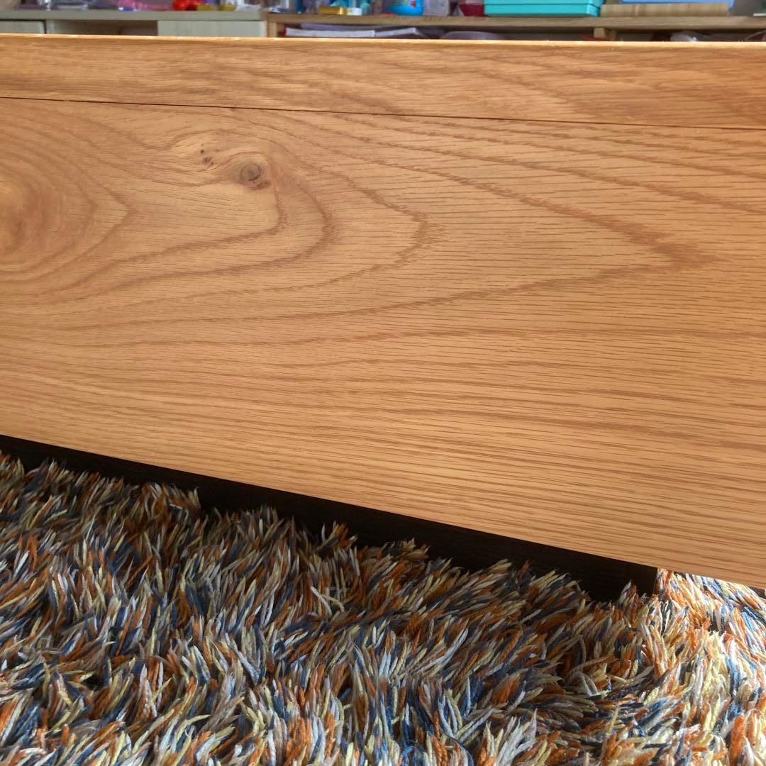 大川家具　正方形リビングテーブル　センターテーブル