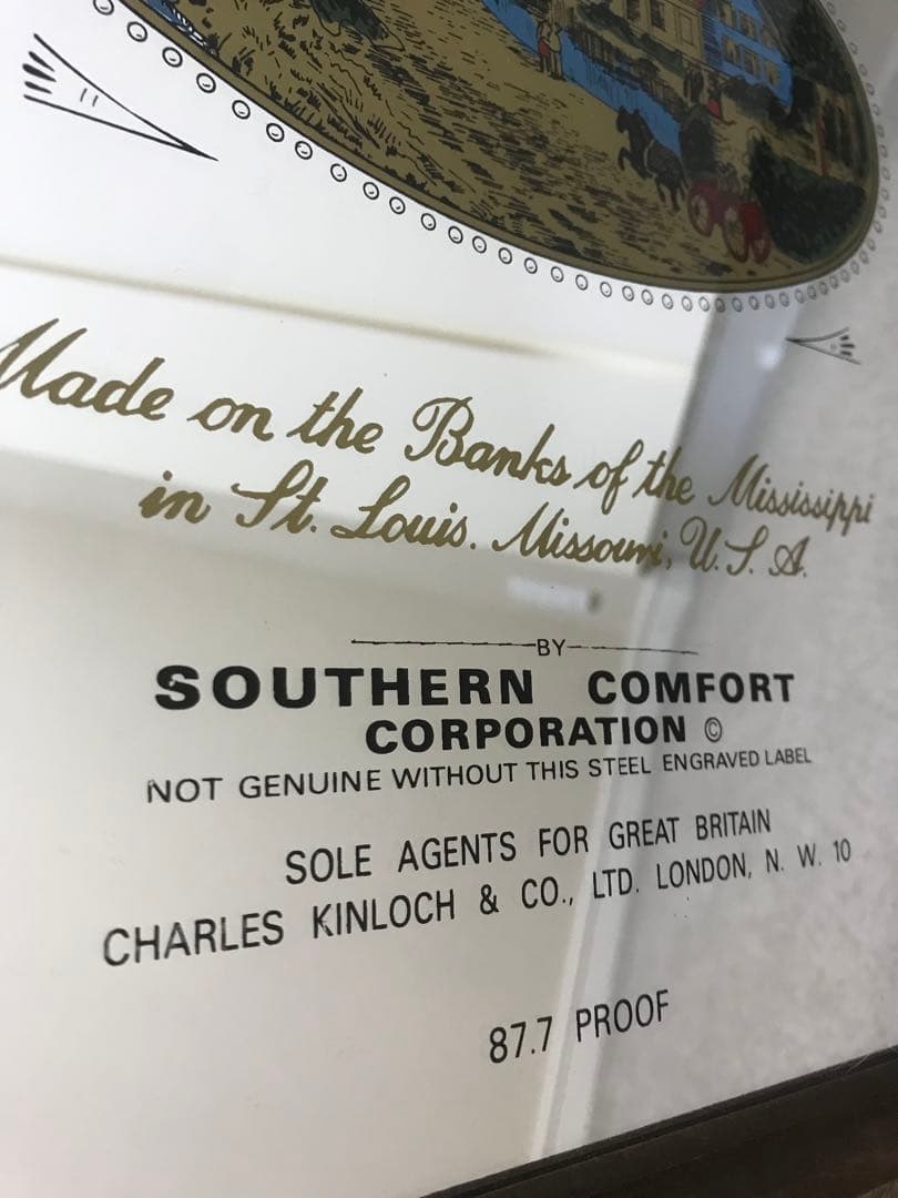 パブミラー　ビンテージ　サザンカンフォート