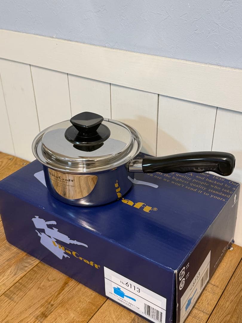 新品 ビタクラフト ヘキサプライ 片手鍋 1.2L NO.6113