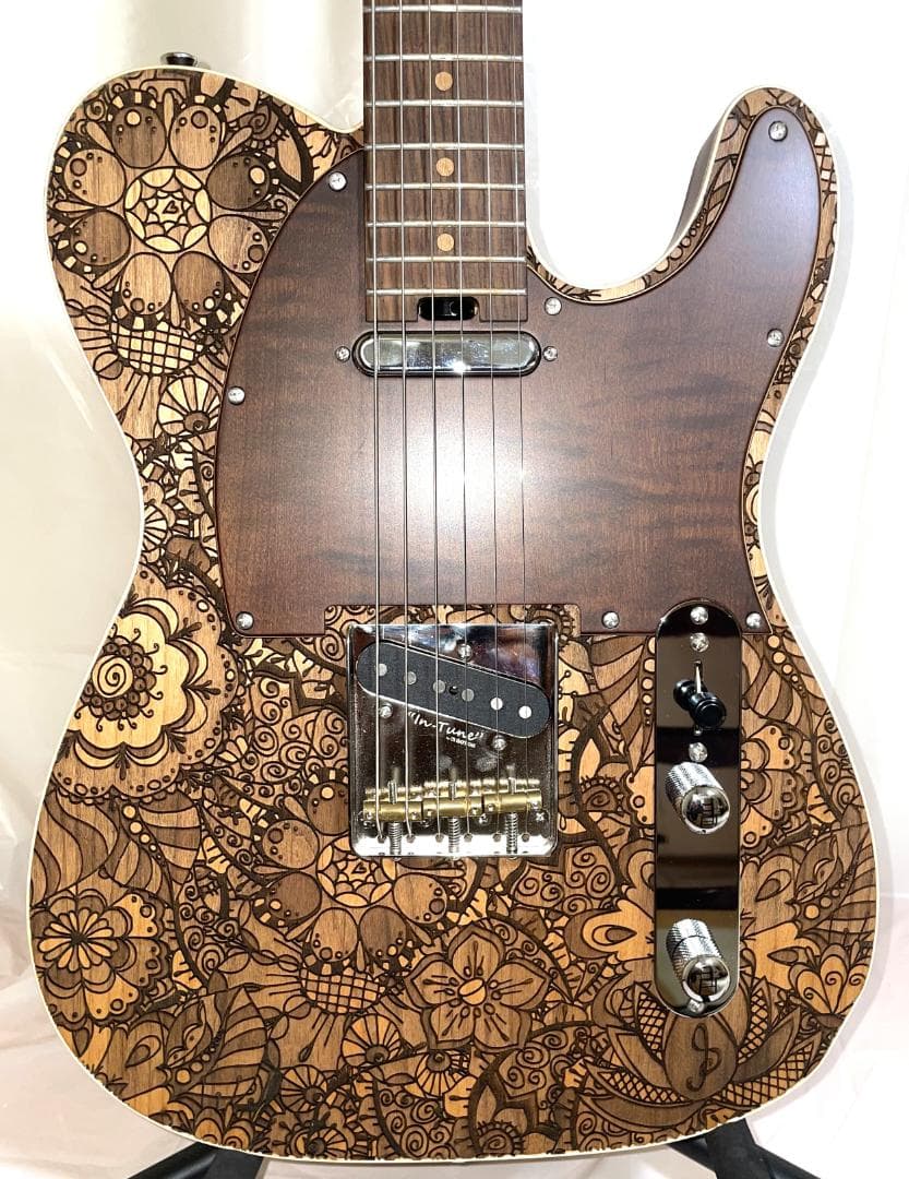 Sago / Order Classic Style T 花柄模様テレキャスター - メルカリ