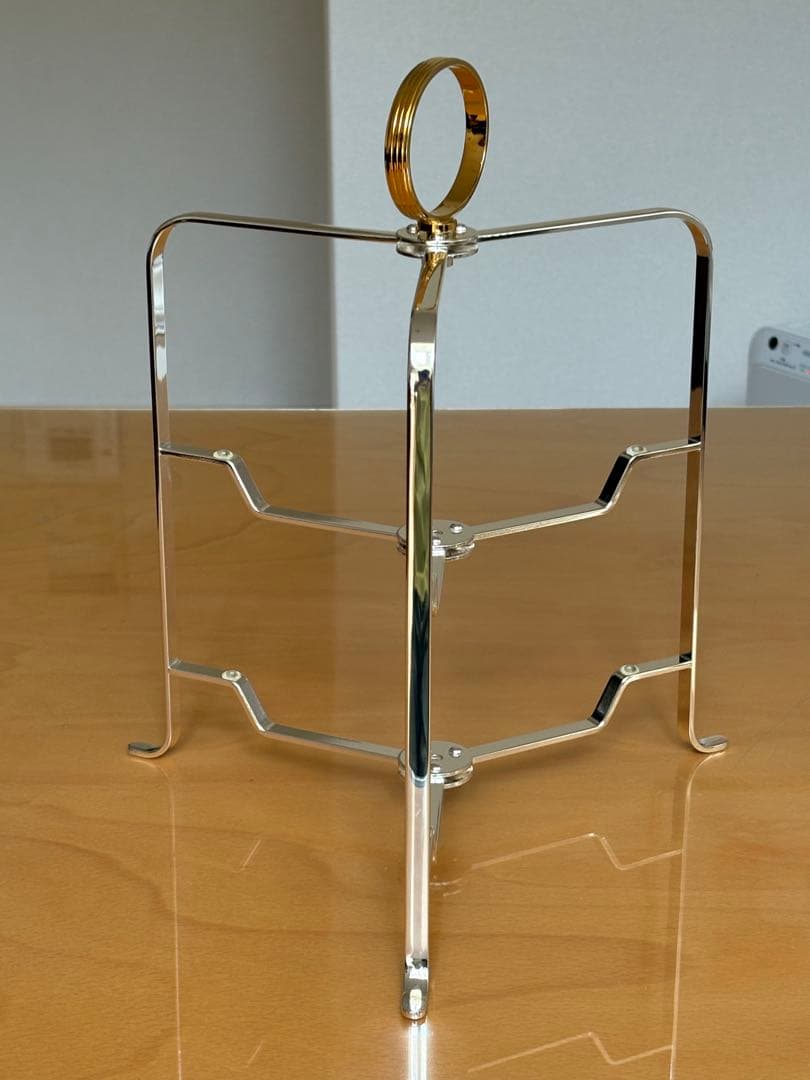 ノリタケ　Noritake ハイティースタンド(2段)(折りたたみ式) 9HAK