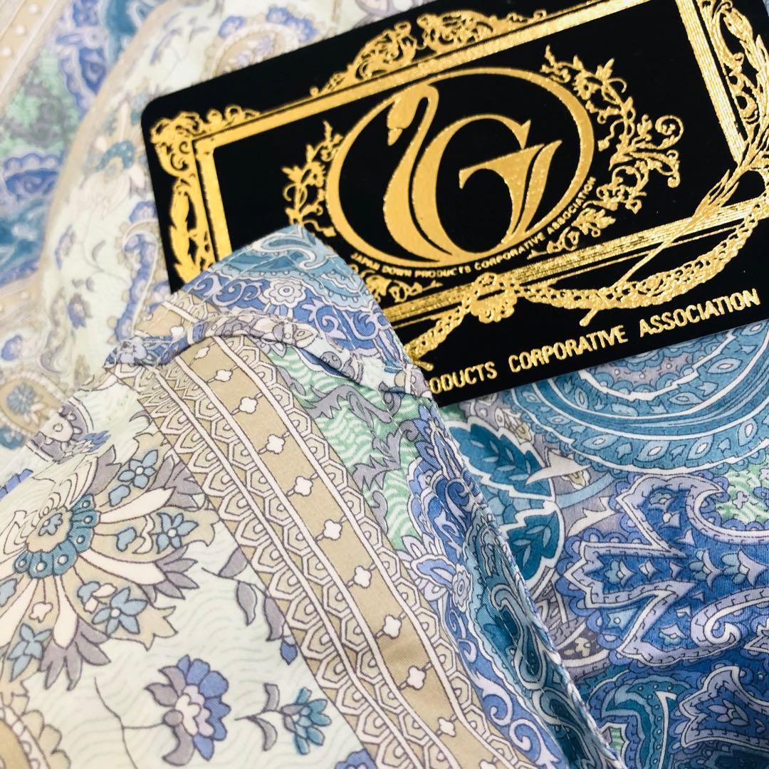 羽毛布団 シングル ハンガリー産ホワイトマザーグース プレミアム sk6492B