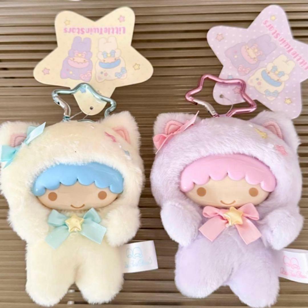 キキララ 50周年 マスコット キーホルダー ネコ - メルカリ