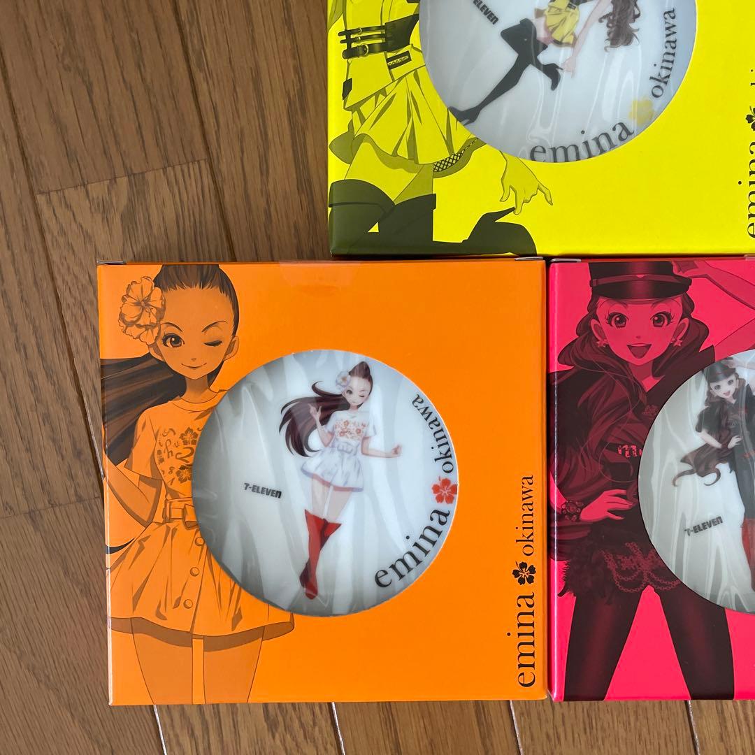 安室奈美恵 エミーナ お皿3枚セット - メルカリ