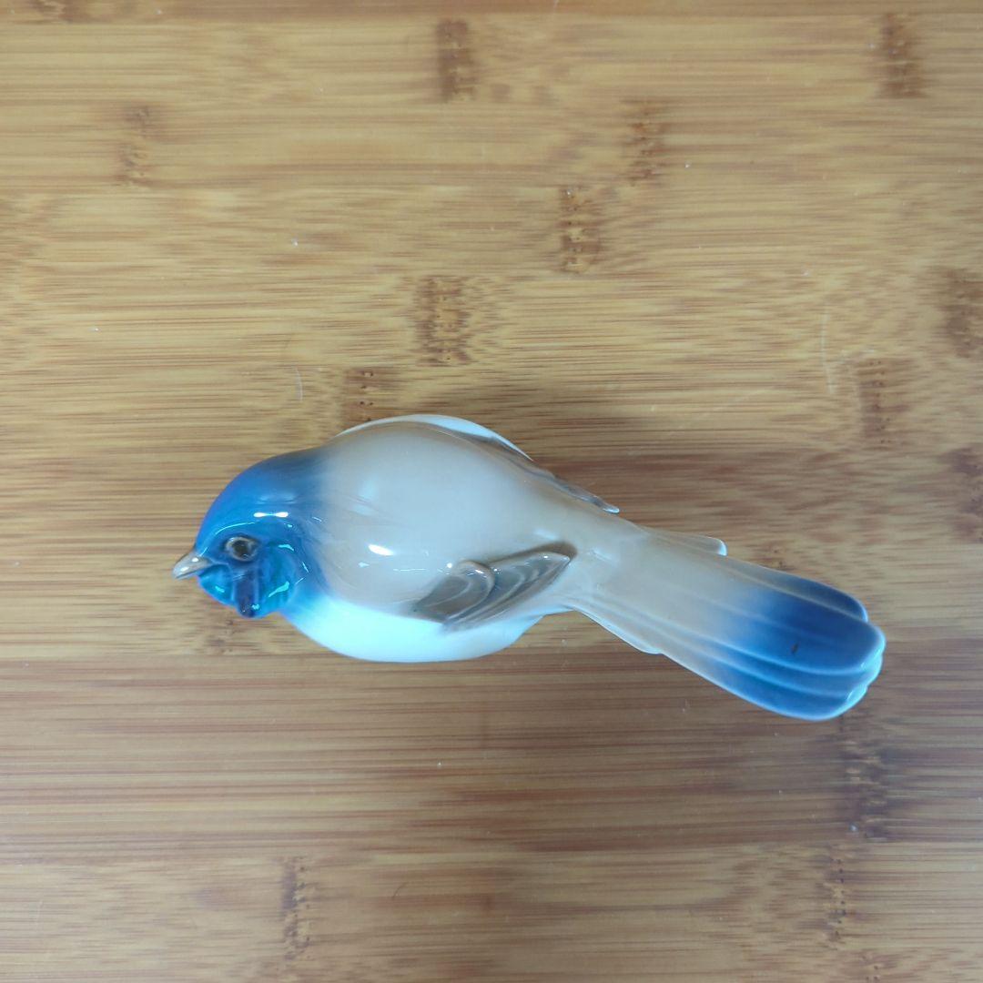 【美品】ロイヤルコペンハーゲン・B&G／青い鳥♪シジュウカラ