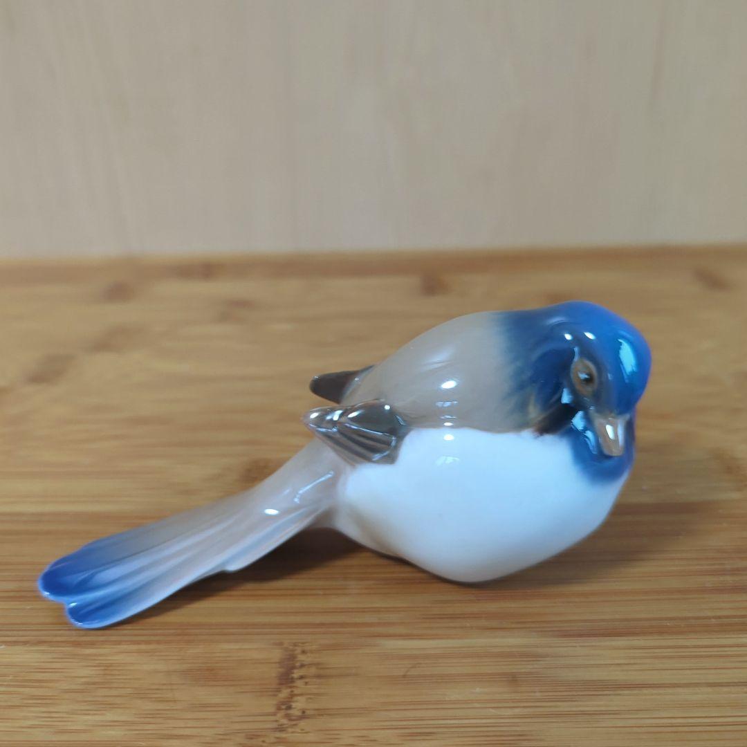 【美品】ロイヤルコペンハーゲン・B&G／青い鳥♪シジュウカラ