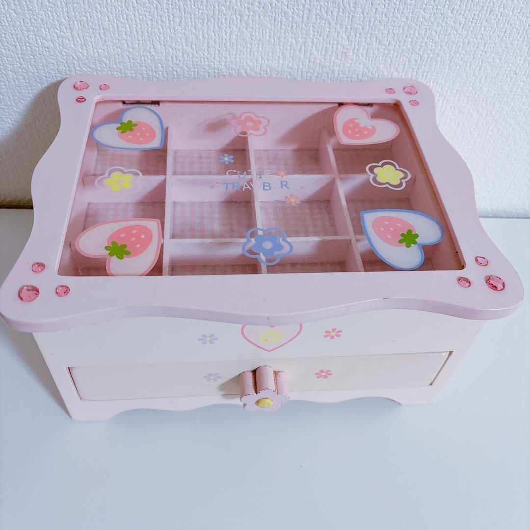 ⋆୨୧マザーガーデン ジュエリーボックス ピンク いちご˚。⋆୨୧