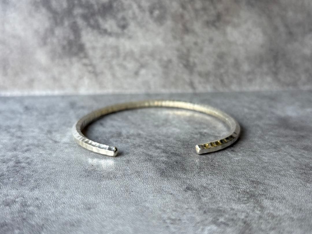 カレンシルバー　バングル　シンプル　ユニセックス