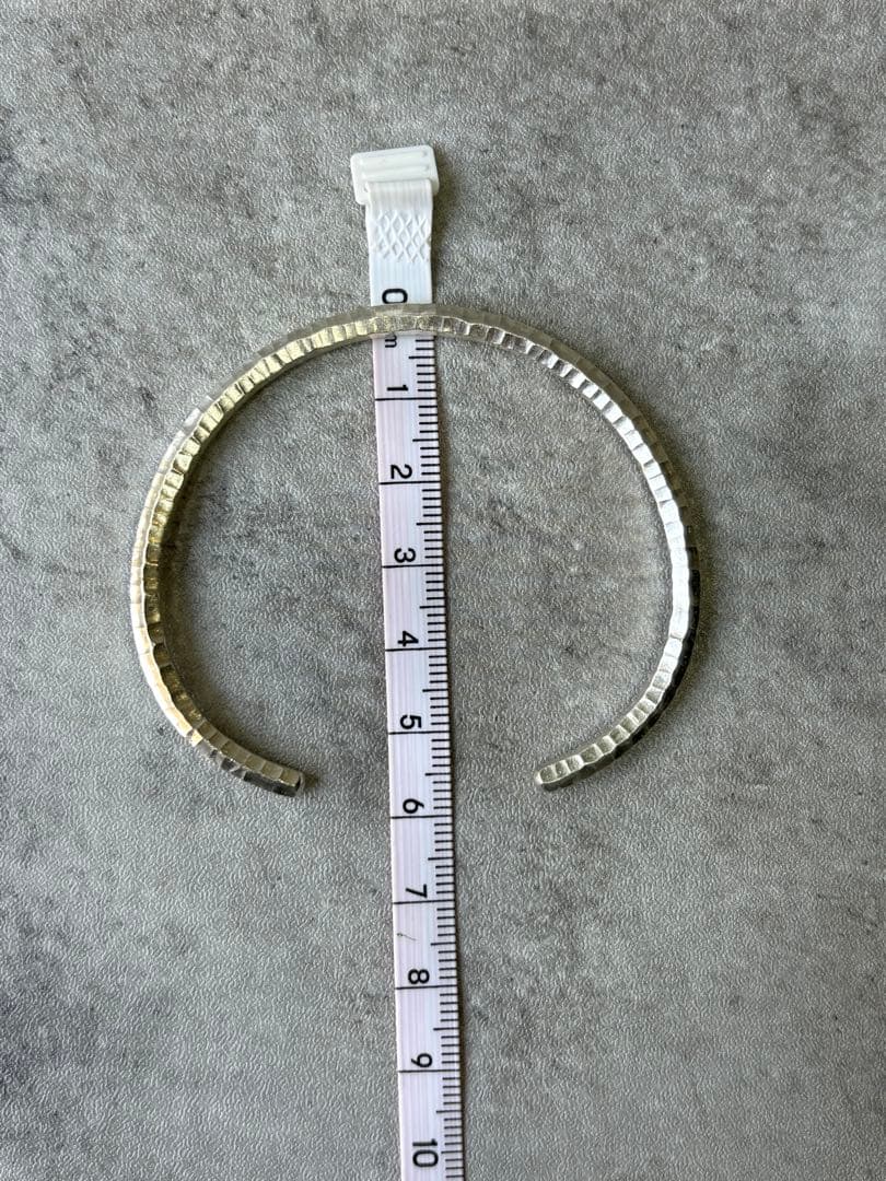 カレンシルバー　バングル　シンプル　ユニセックス