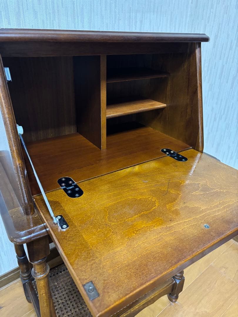 カリモク家具 コロニアル ライティングビューロー ライティングデスク カリモク