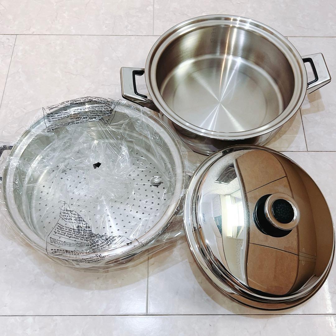 プレミアム】タッパーウェア レインボークッカー 26㎝ 両手深鍋＋