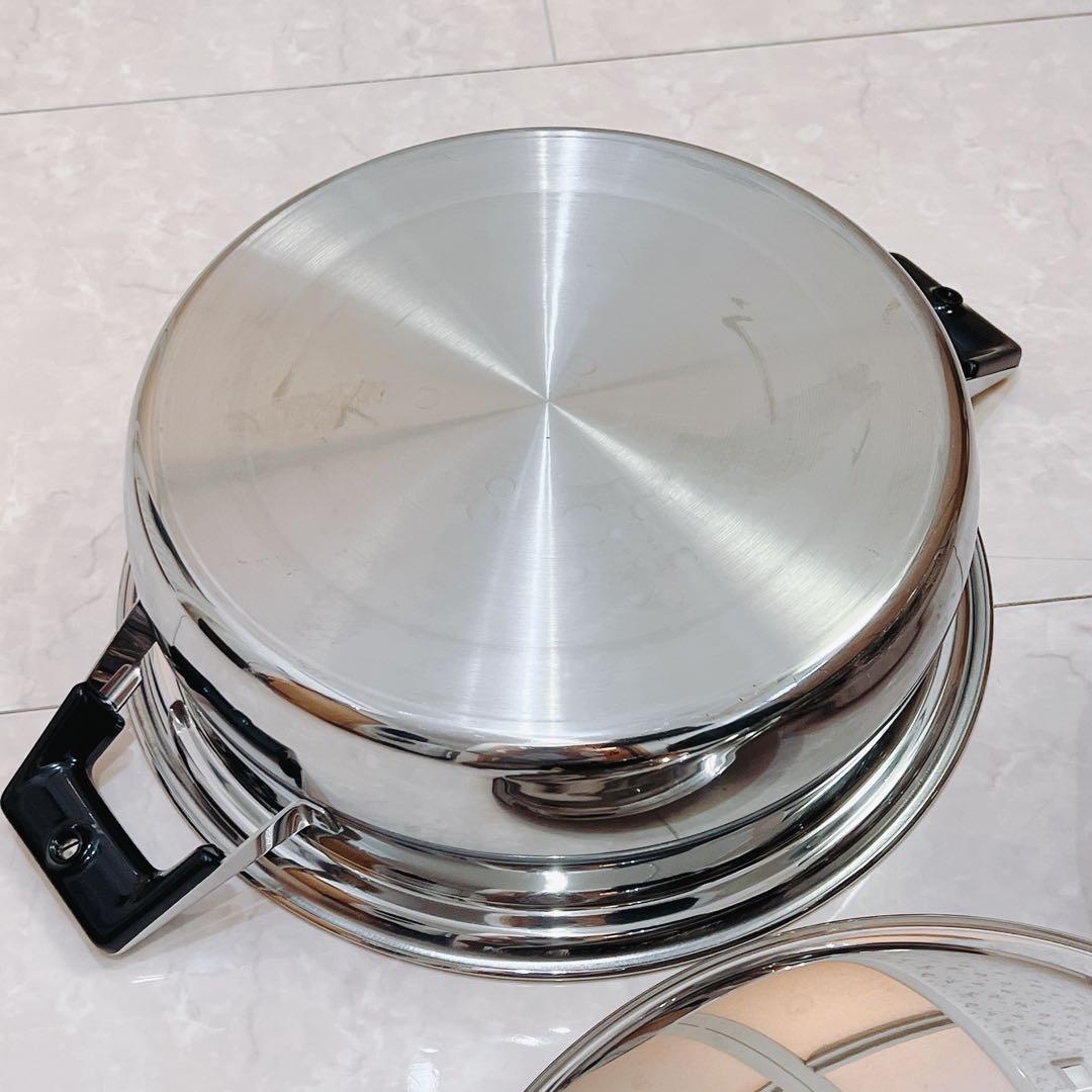 プレミアム】タッパーウェア レインボークッカー 26㎝ 両手深鍋＋