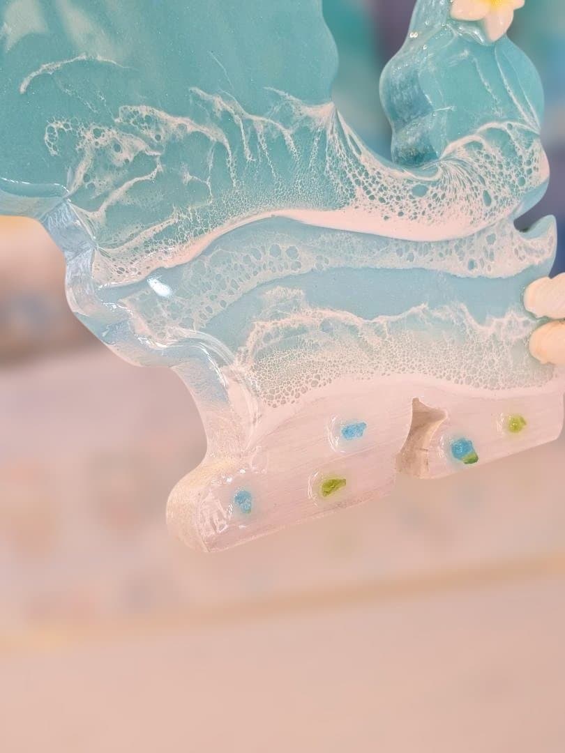 （122）ミニシーサー　おきなわ　(オス)　レジンアート