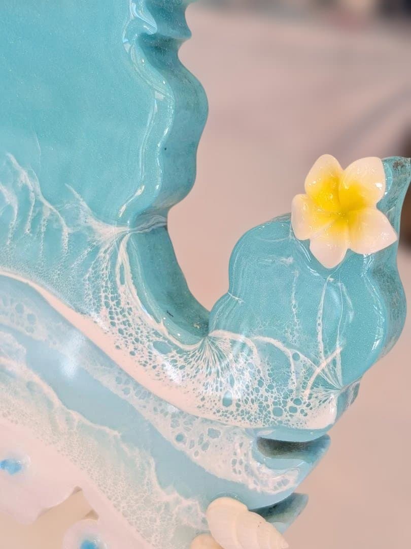 （122）ミニシーサー　おきなわ　(オス)　レジンアート