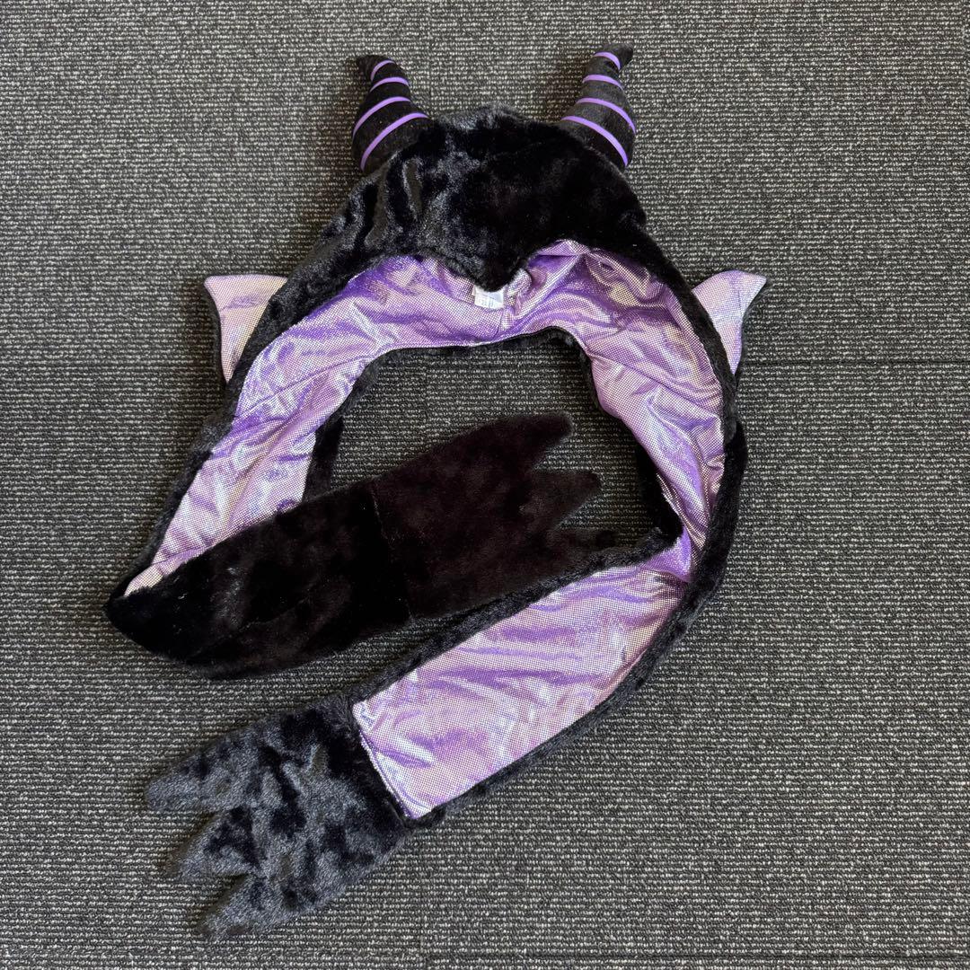 ディズニー ファンキャップ マレフィセント マフラー ハロウィン 秋冬