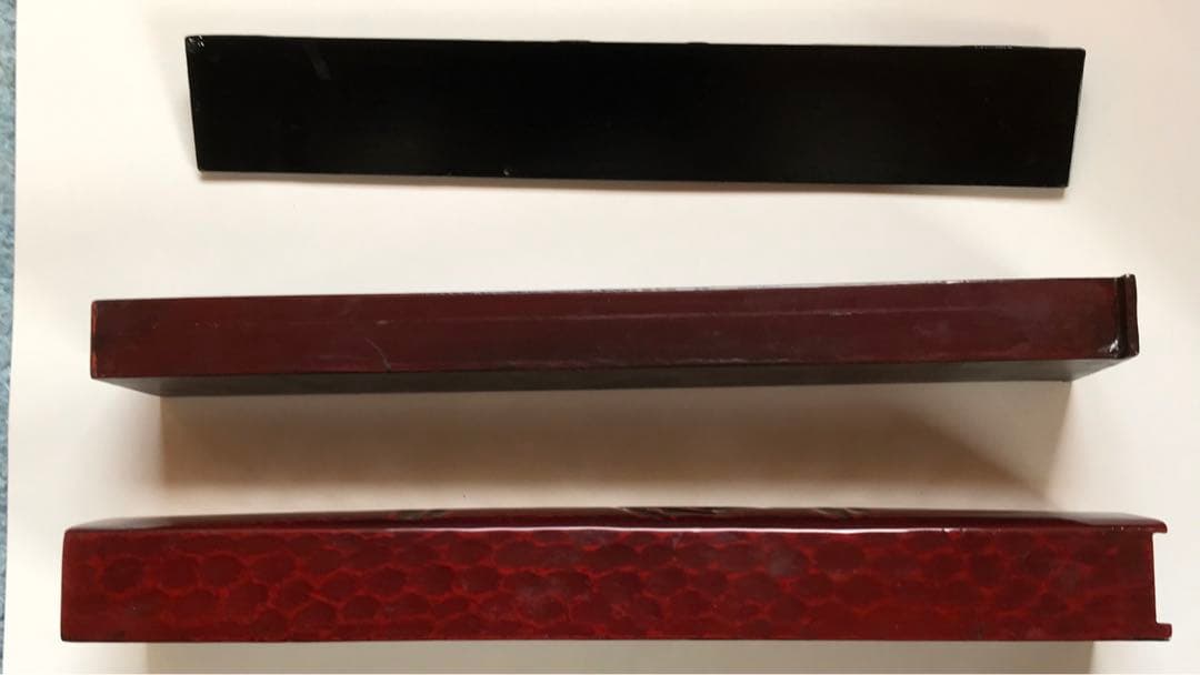 鎌倉彫　二膳　箸箱　アンティーク　骨董品　工芸品