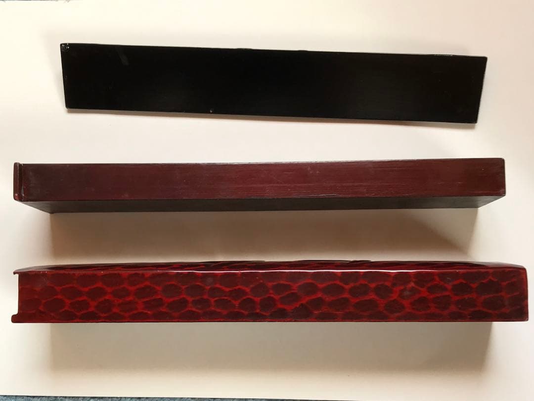 鎌倉彫　二膳　箸箱　アンティーク　骨董品　工芸品