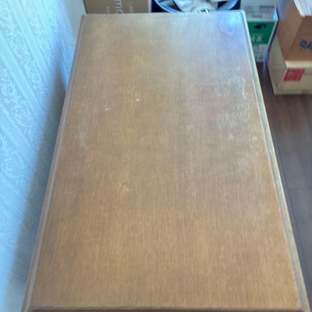 片袖机　デスク　アンティーク