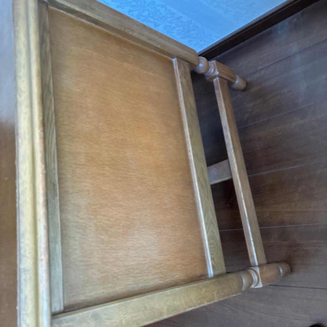 片袖机　デスク　アンティーク