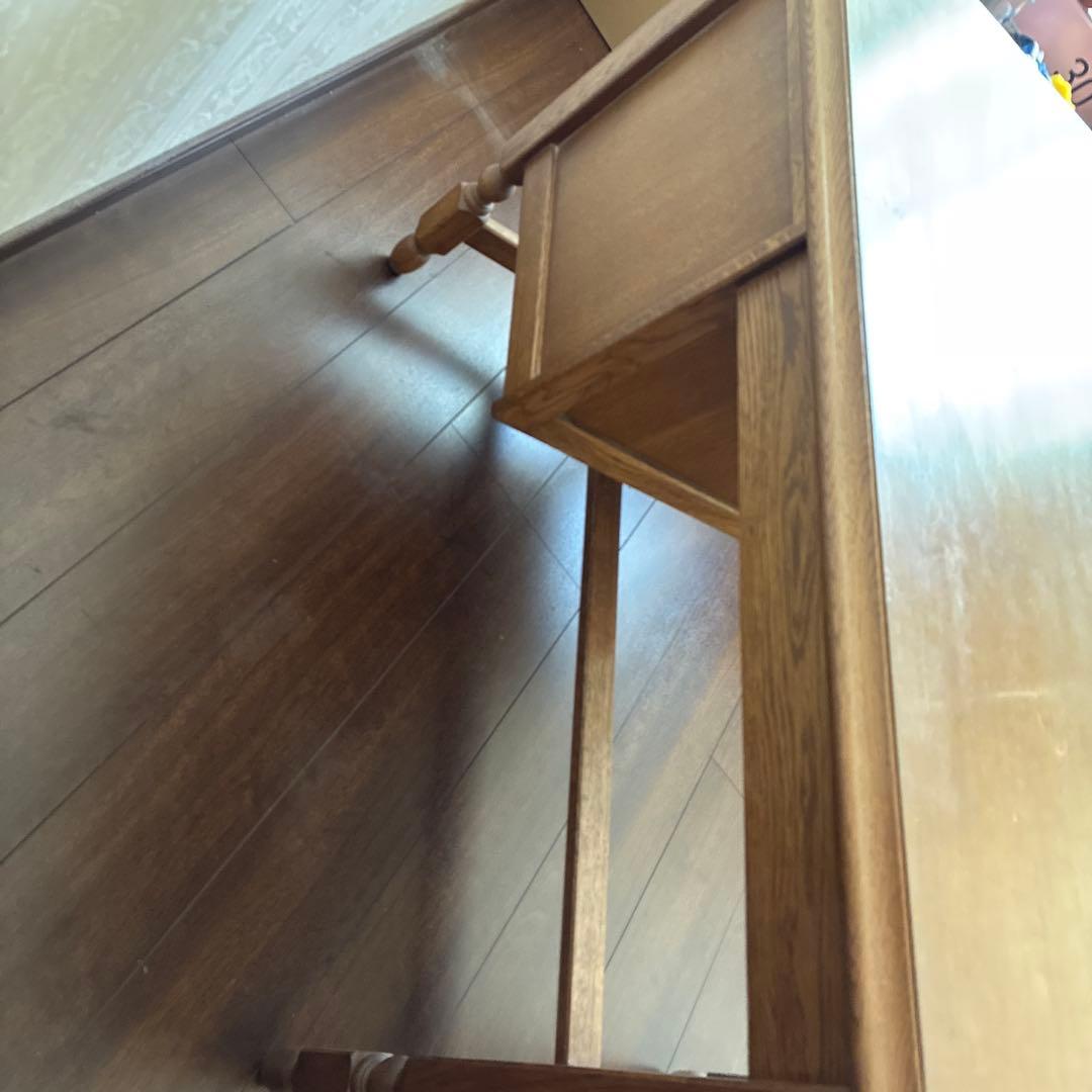 片袖机　デスク　アンティーク