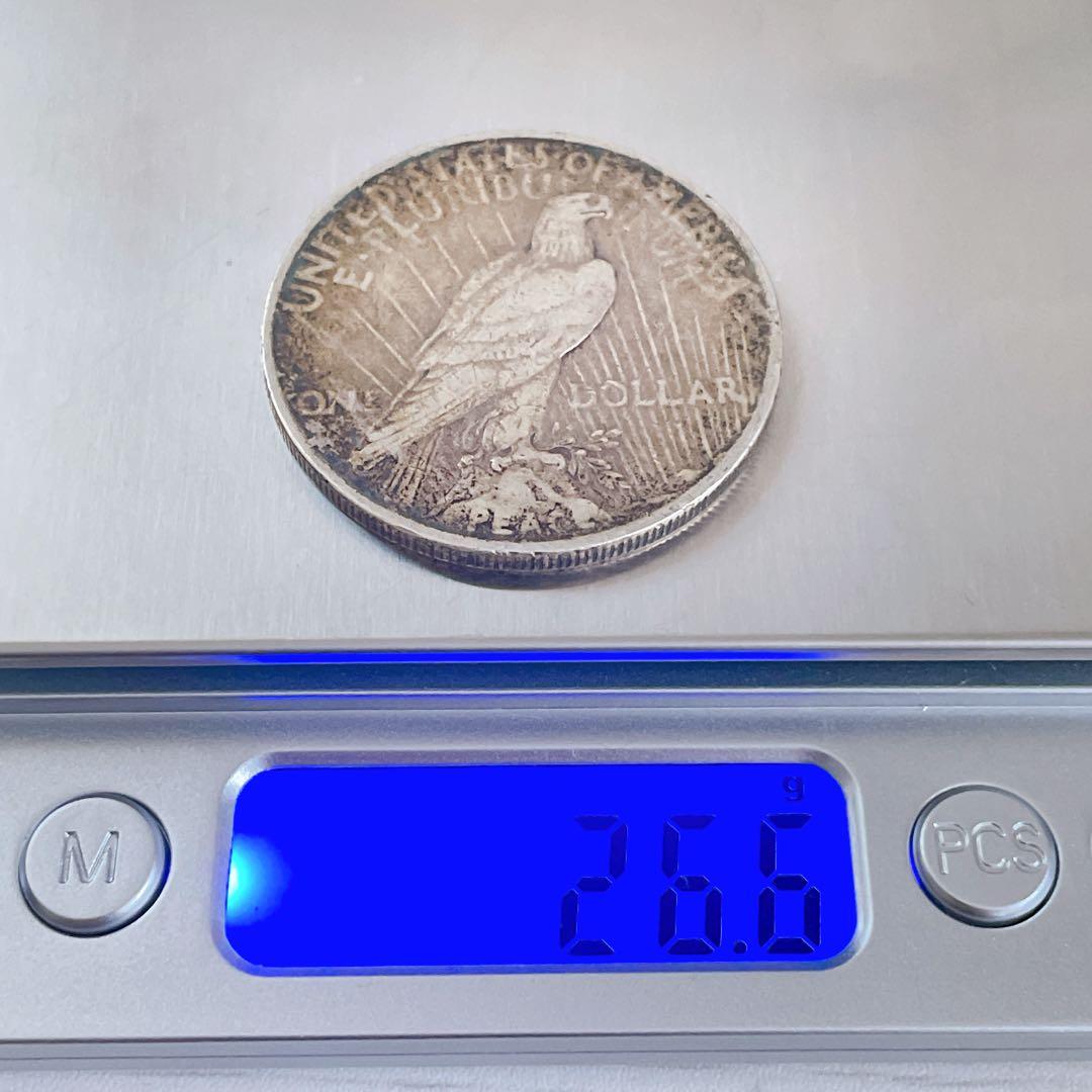 ピースドル銀貨 1ドル 銀貨 1923 26.6g 記念 アメリカ 希少