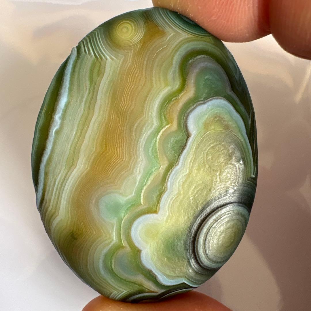 ❤️激レア✳ 40g 究極品質 多彩ゴビ瑪瑙 ゴビアゲート 天眼 鉱物 天然石 N