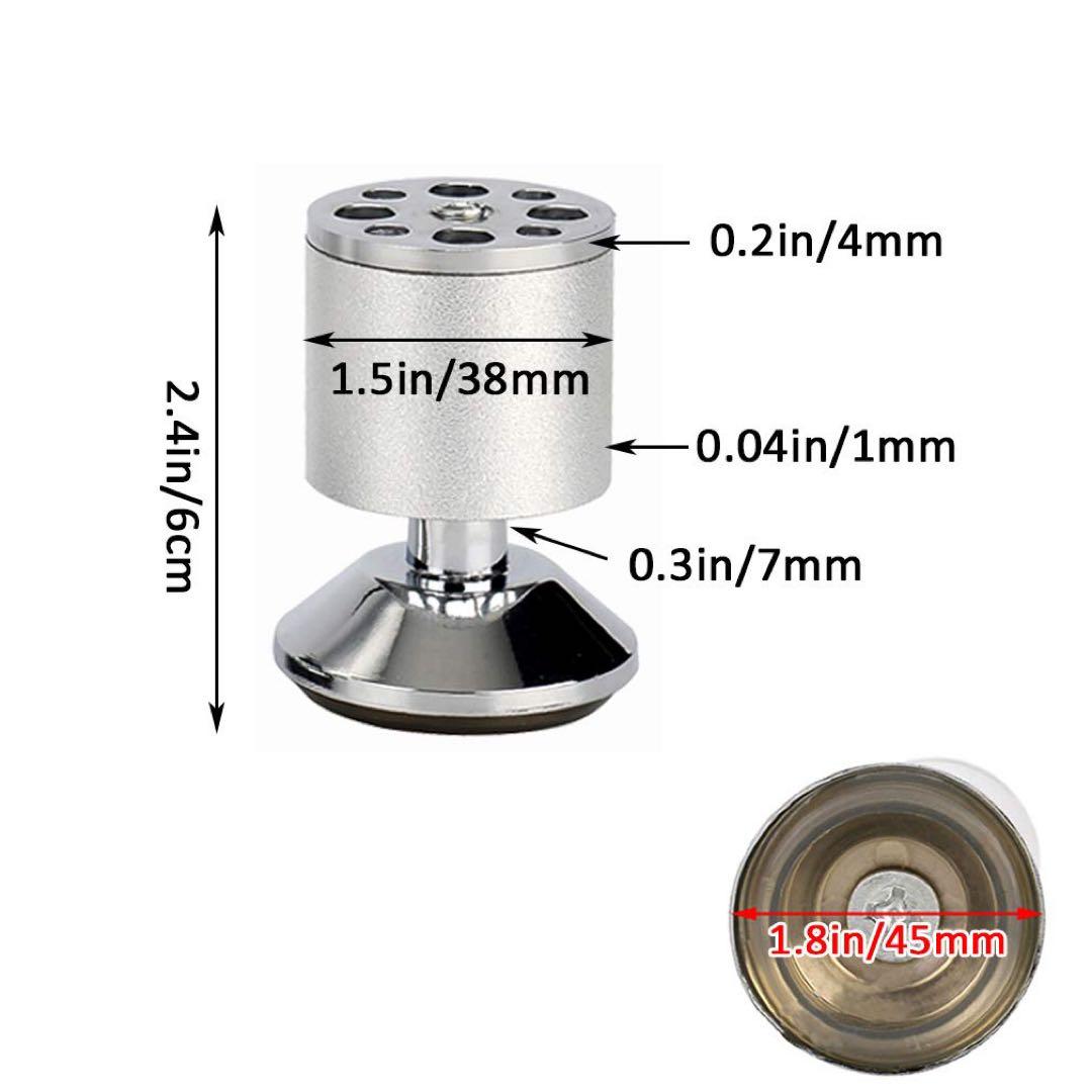 調節可能な家具の脚 4 本セット