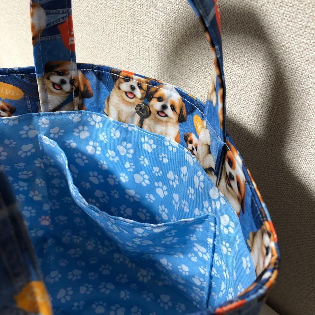 トートバッグ　シーズー　ハンドメイド