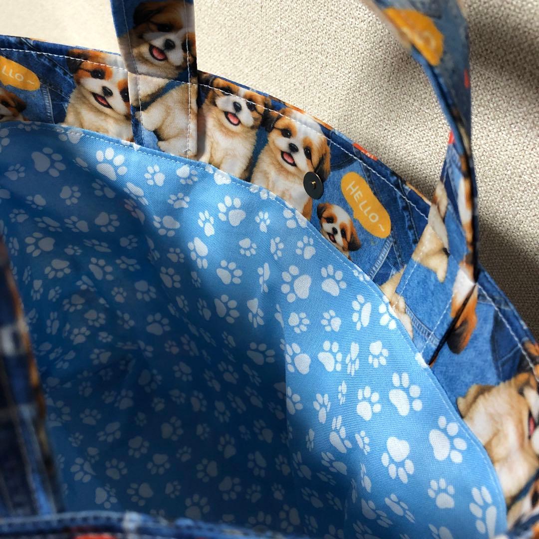 トートバッグ　シーズー　ハンドメイド