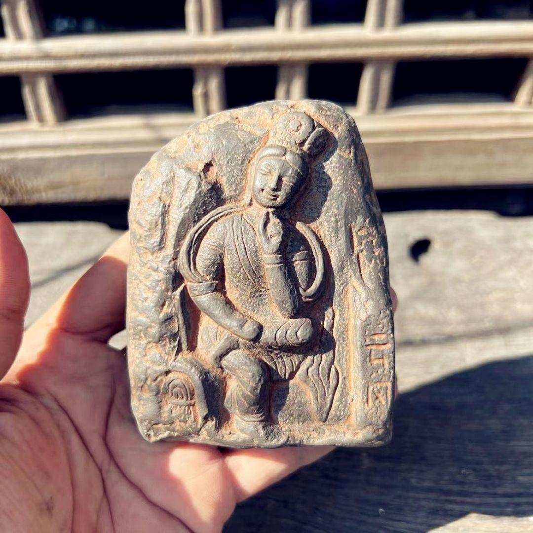 雲岡石窟 第二十窟 第五窟 第十八窟 思惟 煉瓦彫仏 玄関 書斎文鎮 文房