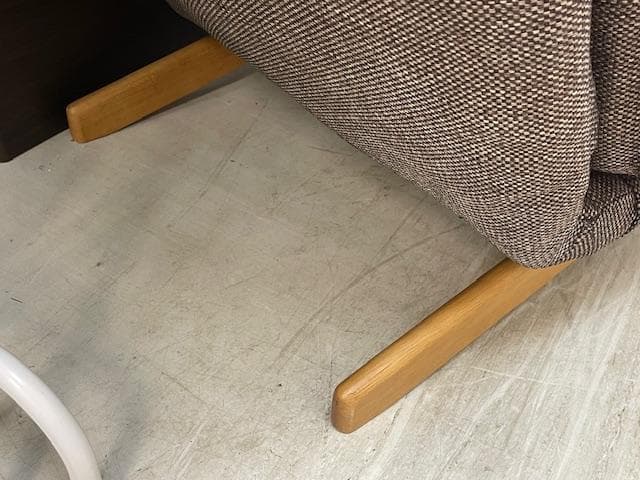 無印良品　ハイバックリクライニングソファ　１シーター　ポリエステル平織