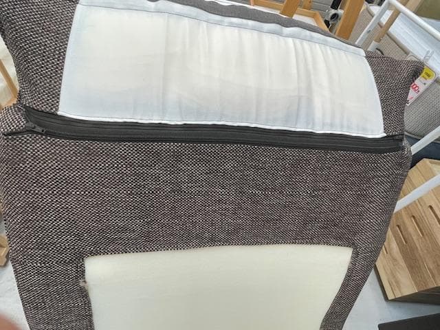 無印良品　ハイバックリクライニングソファ　１シーター　ポリエステル平織