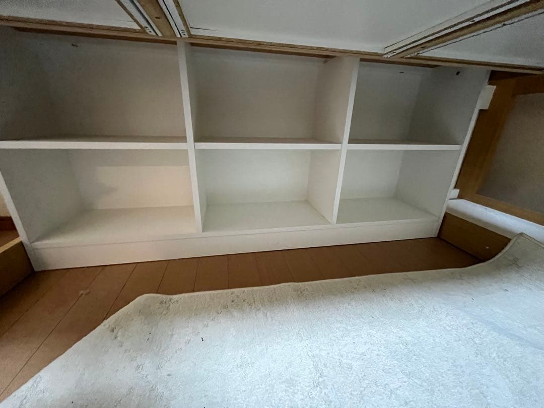 システムベッドデスク　ノア　タモ　LEDライト付き 階段、机付きロフトベッド