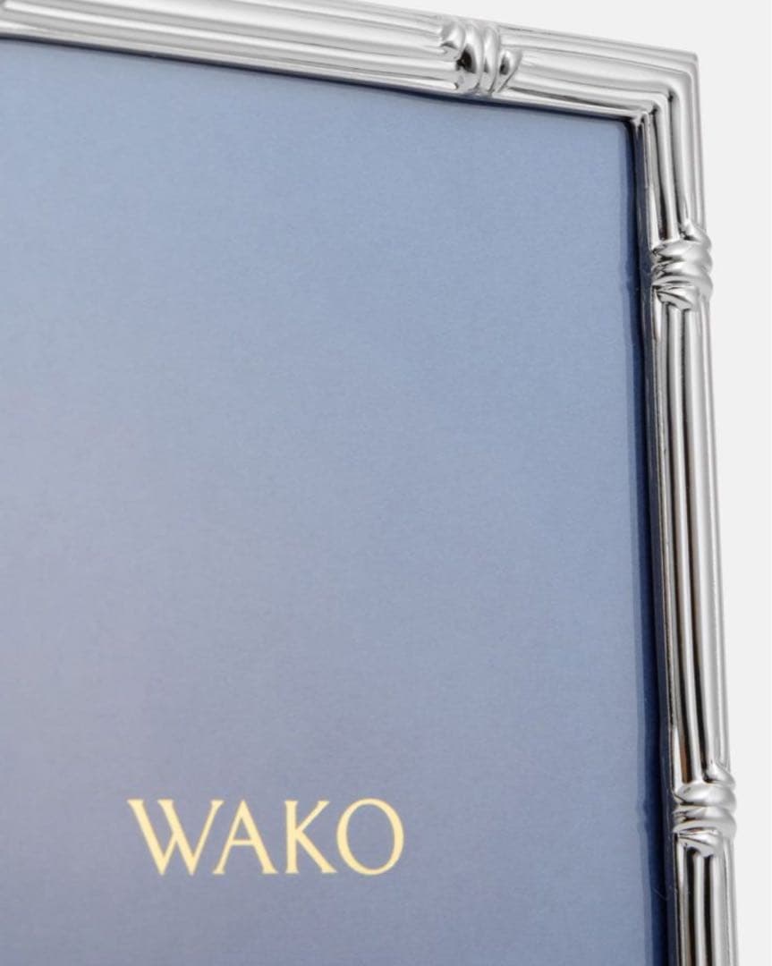 【新品・未使用】WAKO シルバー フォトフレーム（2L判）