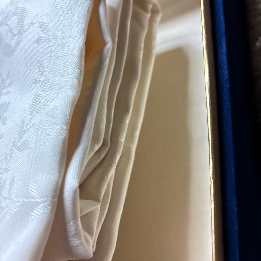 未使用高級 ロフテー シーアイランドコットン 海島綿 フラットシーツ アイボリー