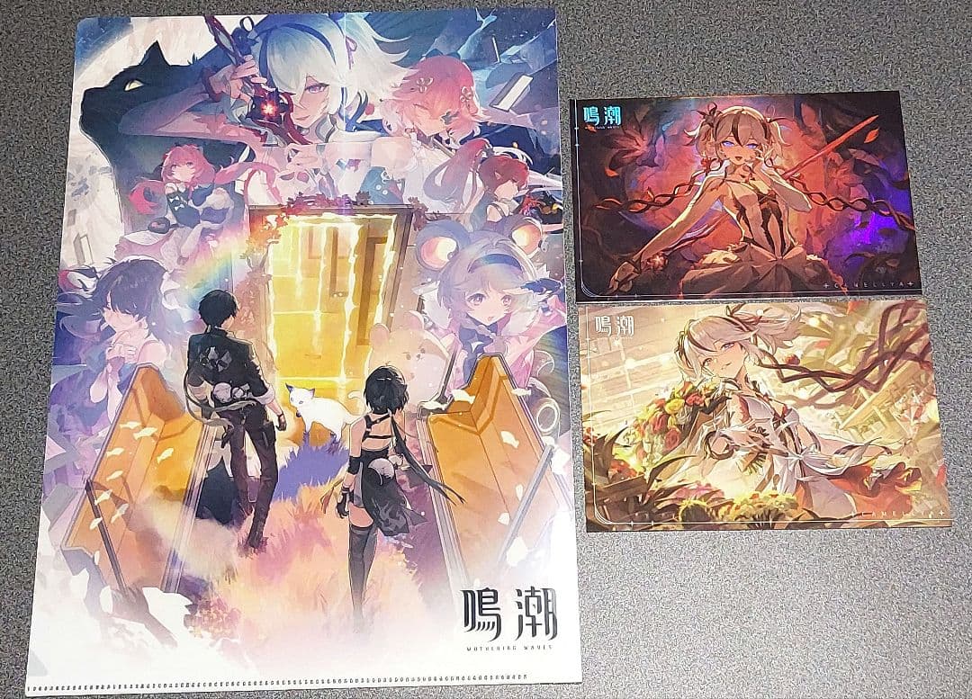 鳴潮 ツバキ ポップアップ 秋葉原限定 ポストカード,クリアファイル