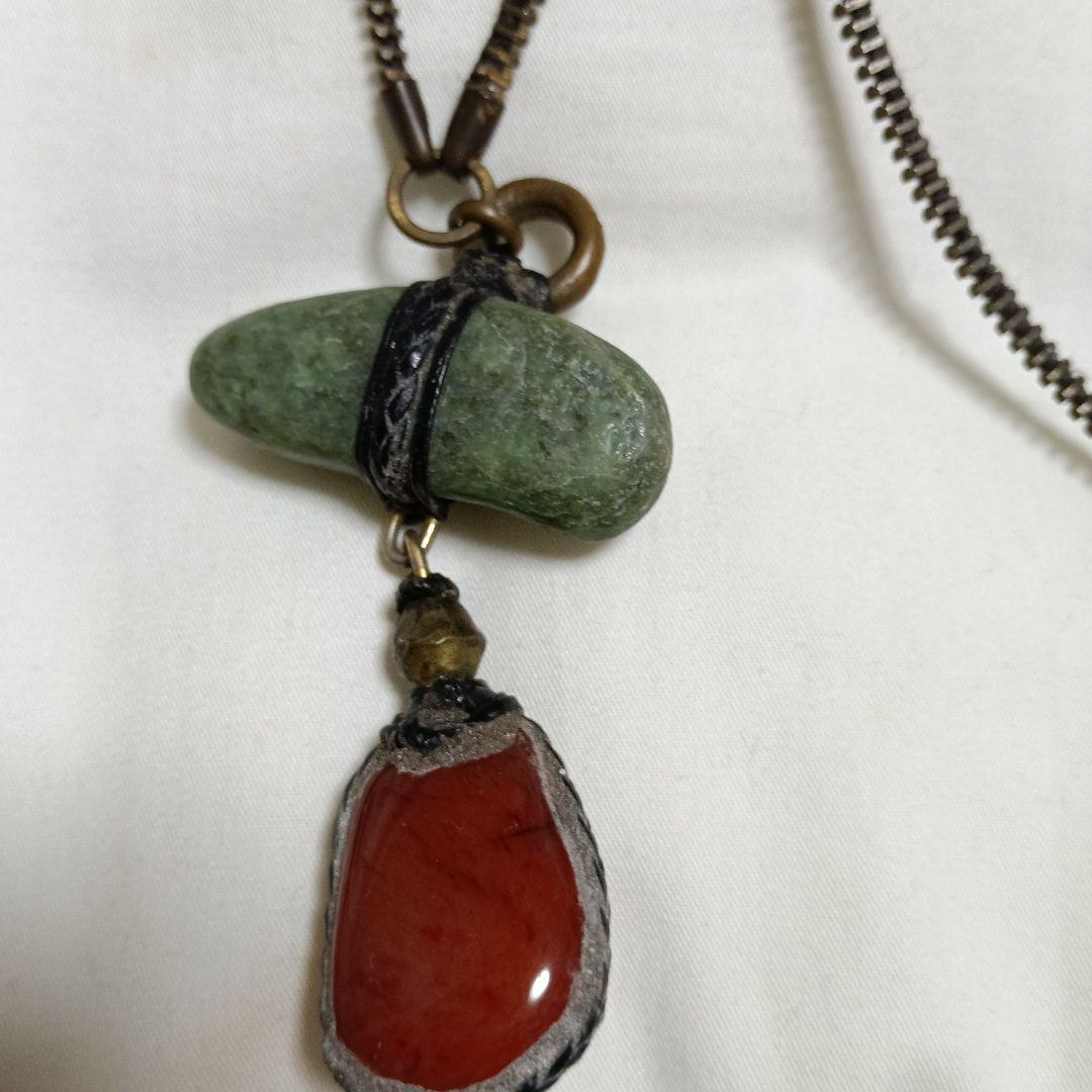 天然石ペンダントネックレス