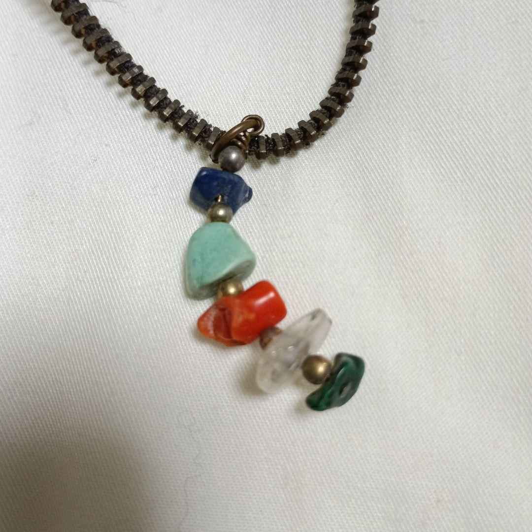 天然石ペンダントネックレス