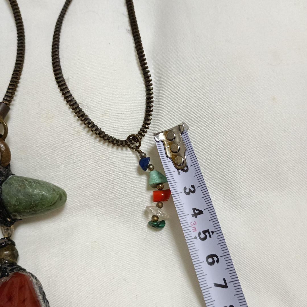 天然石ペンダントネックレス