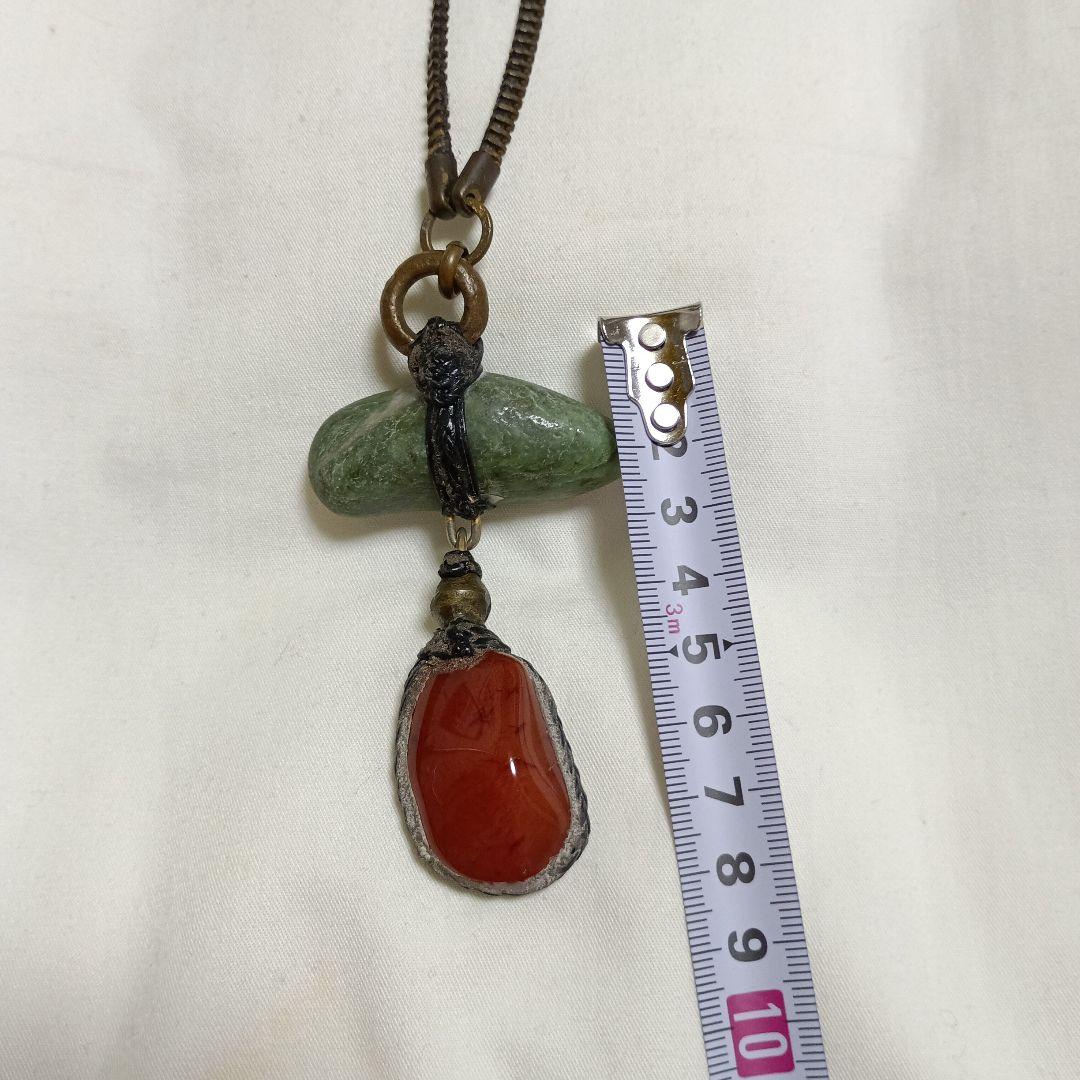 天然石ペンダントネックレス