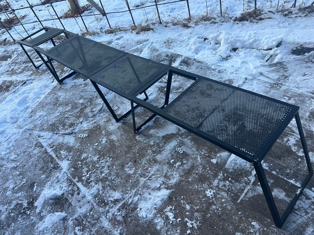 オーヴィル auvil ブラック ガーデンファミリーテーブル　セット