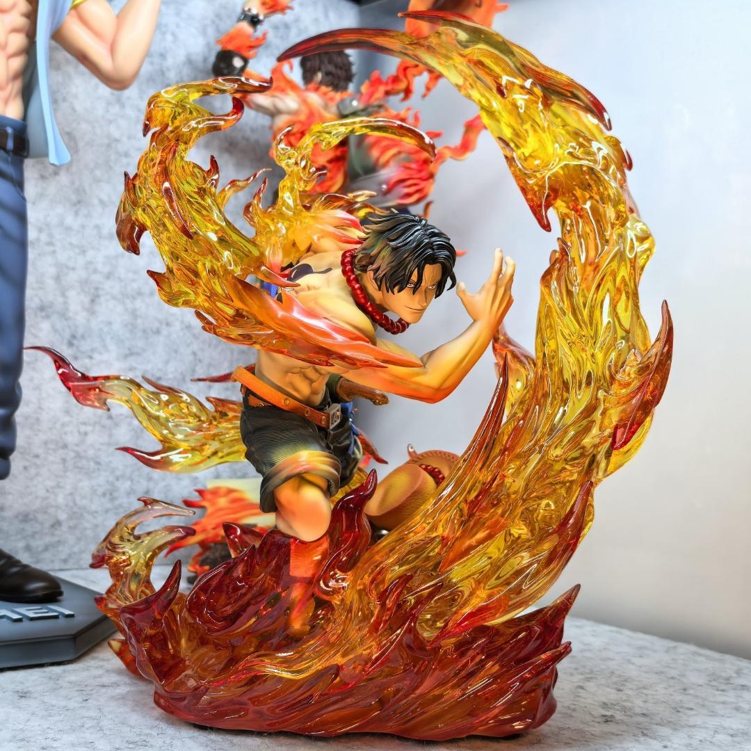 ワンピース ポートガス・D・エース ガレージキット フィギュア 塗装