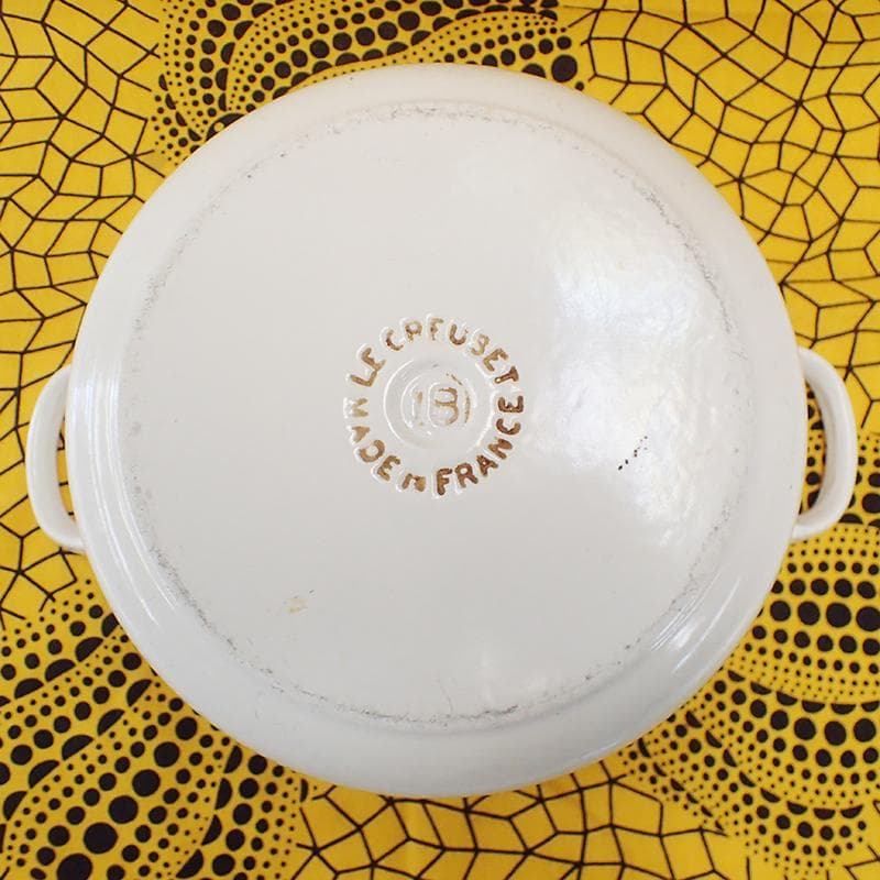 ☆887 ル・クルーゼ ココットロンド 20cm ホワイト - メルカリ