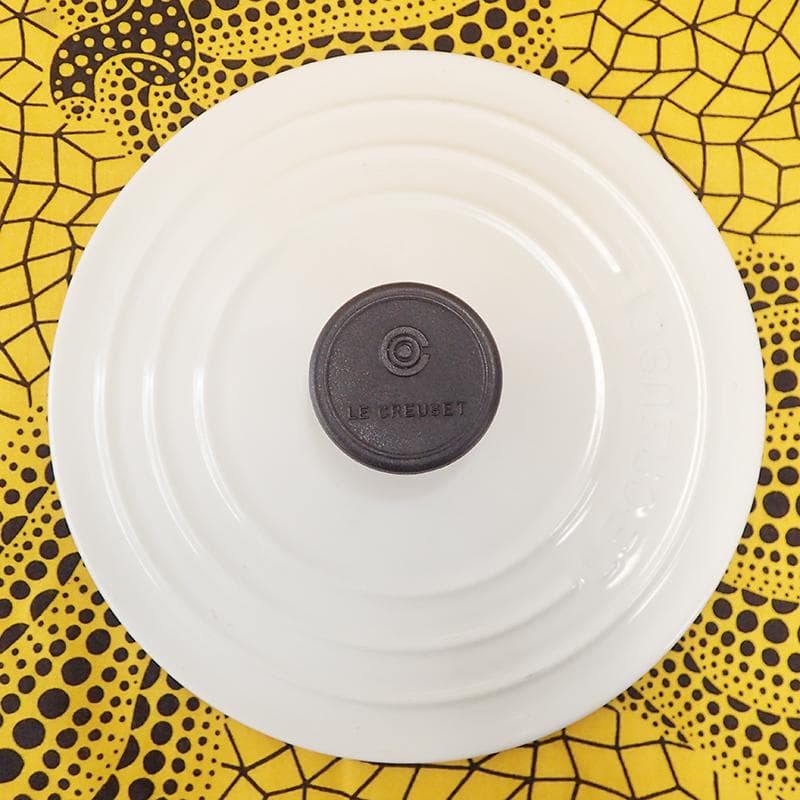 ☆887 ル・クルーゼ ココットロンド 20cm ホワイト - メルカリ